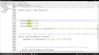 Estructura de Datos Pilas NetBeans
