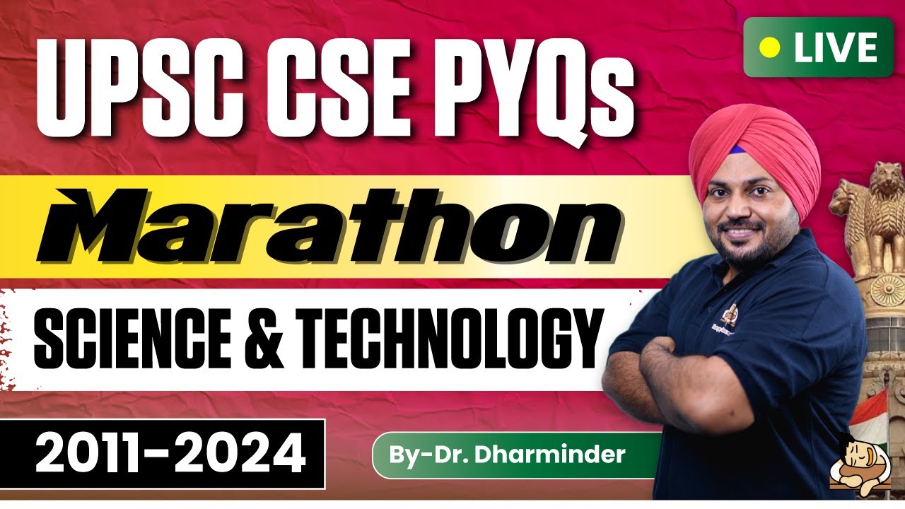Science & Tech PYQs for UPSC Prelims 2025 | Topic wise Science Solved ...