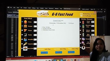 c# Fast Food ordering system