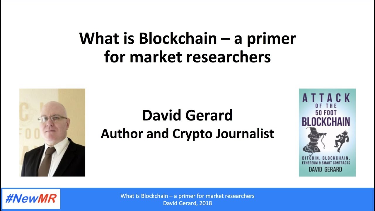 What is Blockchain – a primer for market researchers