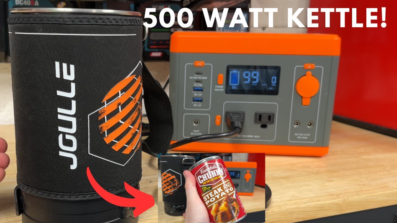 Camping Kettle + Portable Power Station! Stoke Voltaics Electric Kettle Review YouTube