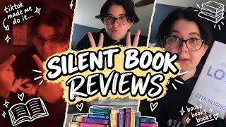silent book reviews for November ๐
follow me on TikTok for more book related content
https://www.tiktok.com/@kodeerants?_t=8iRLB9P9AVC&_r=1
this video was originally posted on my TikTok page and I am reposting it here as well.
please enjoy ๐ silent book reviews for November ๐