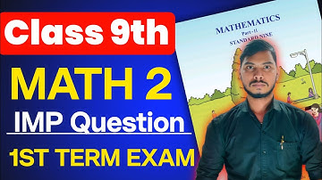 Class 9th math 2 Most Important Questions First Semester Exam Sd Tech | geometry IMP question 9th 