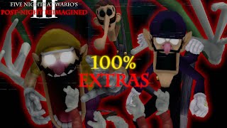 Fnaw 3 Post-Night Reimagined 100% Extras