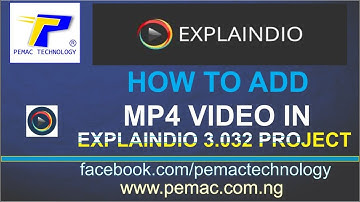 HOW TO ADD MP4 VIDEO IN EXPLAINDIO 3 032 PROJECT