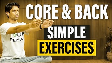 7 Core & Back Strengthening Exercises | Relieve Back Pain & Strengthen Abs | Saurabh Bothra Yoga