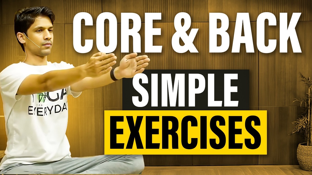 7 Core & Back Strengthening Exercises | Relieve Back Pain & Strengthen ...