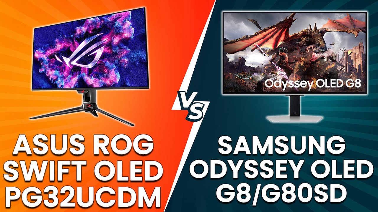ASUS ROG Swift OLED PG32UCDM vs Samsung Odyssey OLED G8/G80SD - Quick ...