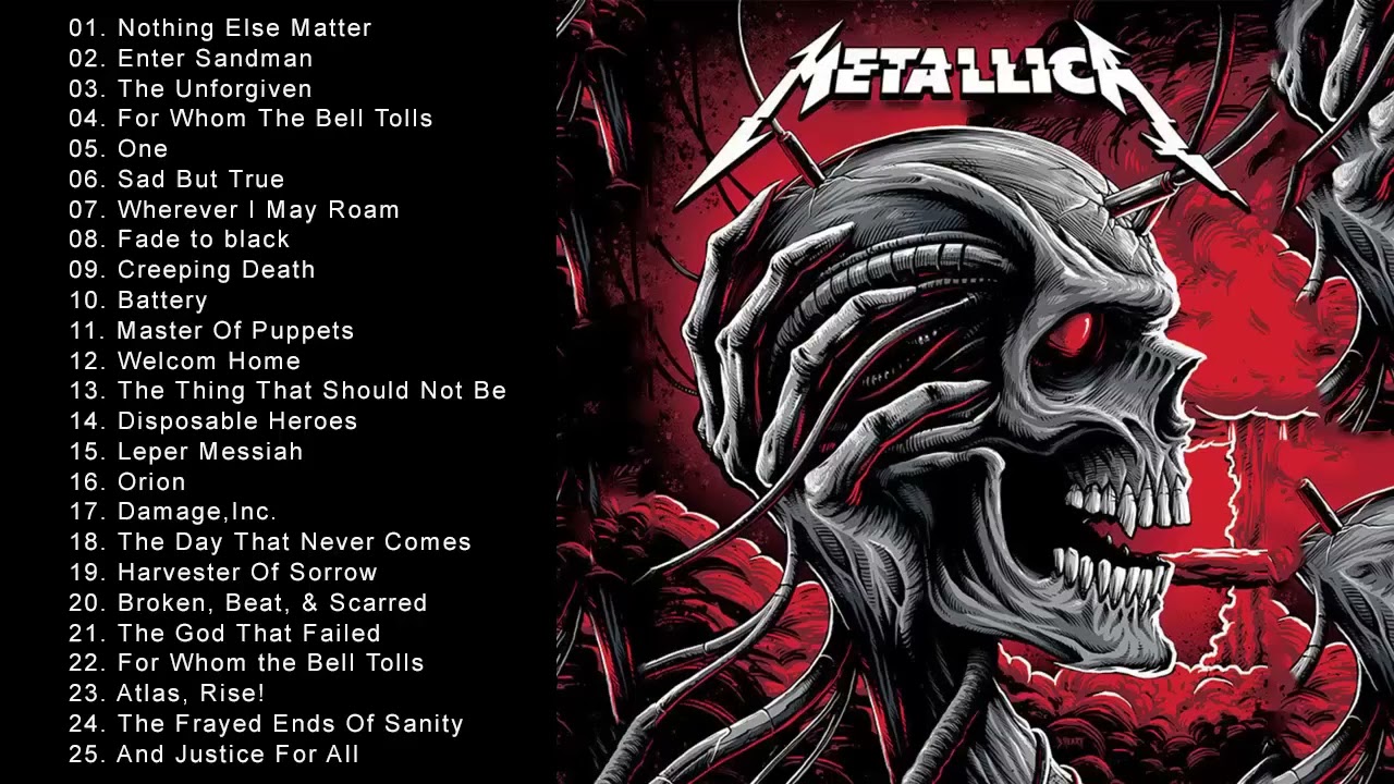 Metallica-Greatest Hits of all time