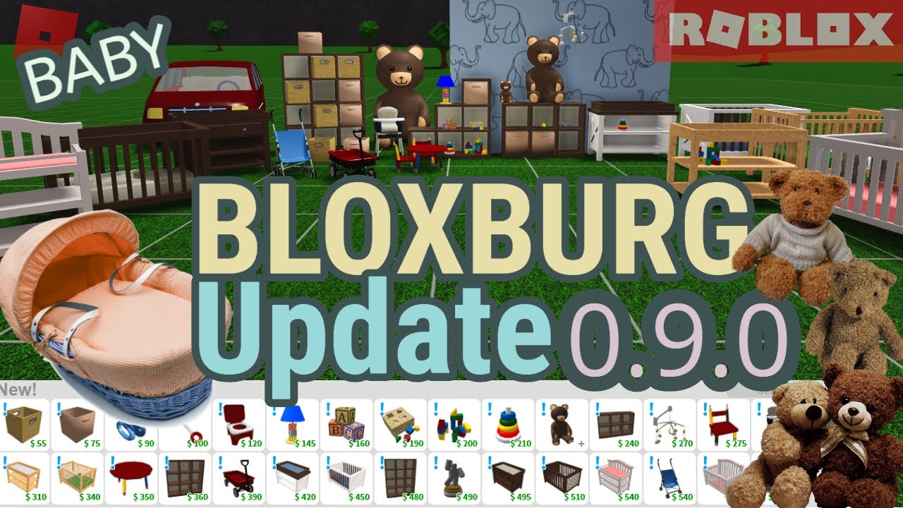 Bloxburg Update 0 9 0 New Baby Update Roblox Youtube - roblox welcome to bloxburg programming skill irobux update