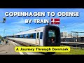 [4K] COPENHAGEN CENTRAL STATION TO ODENSE BY DSB INTERCITY TRAIN - DENMARK TRAVEL GUIDE