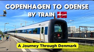 [4K] COPENHAGEN CENTRAL STATION TO ODENSE BY DSB INTERCITY TRAIN - DENMARK TRAVEL GUIDE