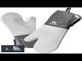Kitchen Mama UltraShield Silicone Oven Mitts Heat Resistant  Non Slip Stain Resistant