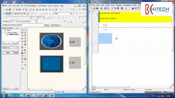 Lập trình PLC Omron - Bài 8: liên kết giữa Cx-Programmer và Cx-Designer
