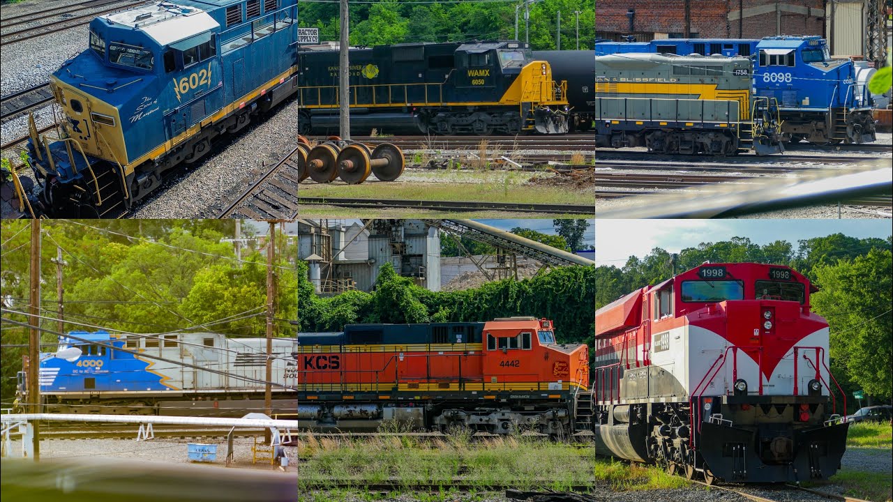 West Virginia, Virginia & North Carolina Railfanning 6/20/25 ft. CSX ...