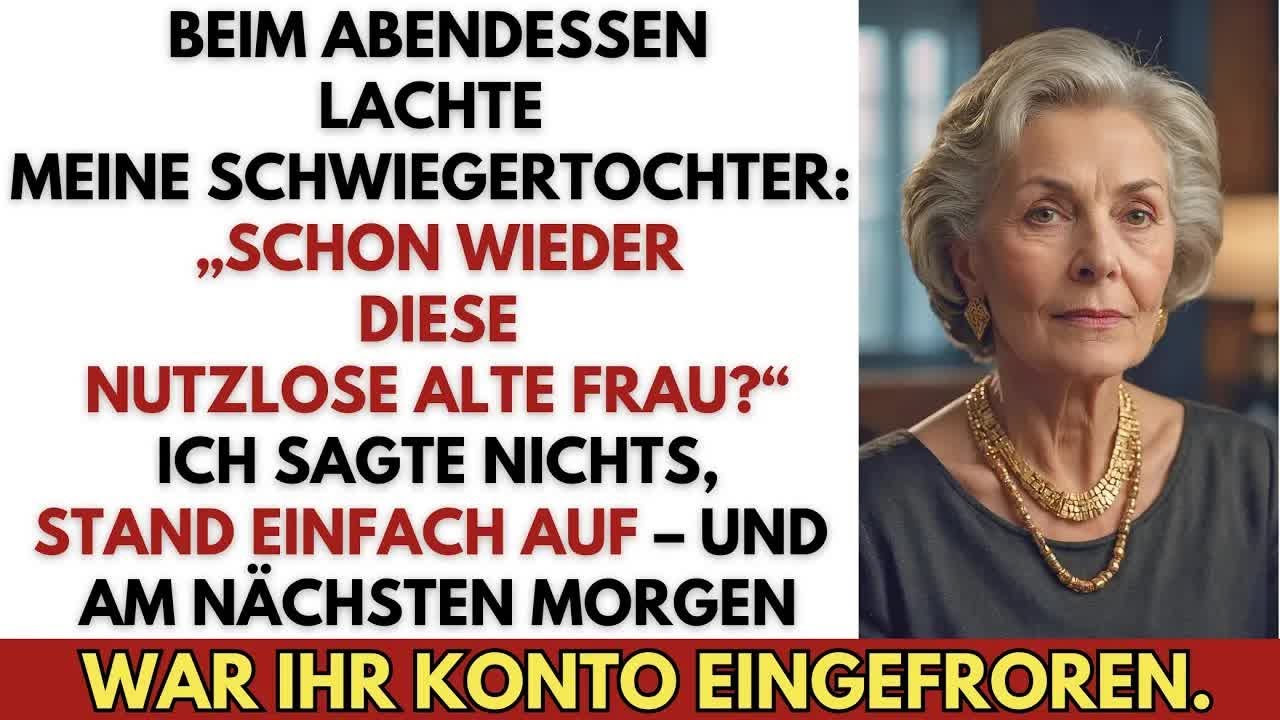 Meine Schwiegertochter schrie： „Schon wieder diese nutzlose Alte？“ – Meine Antwort am nächsten T