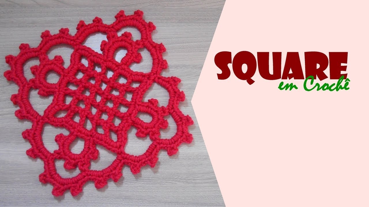 Square de Crochê nº 04 por Carine Strieder