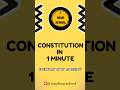 Constitution fact ।। संविधान संबंधी तथ्य #shorts #trending #education #indianconstitution