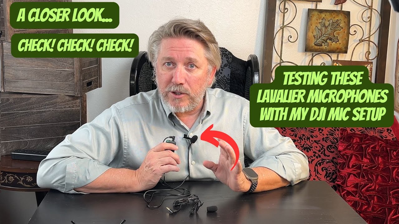 Testing these low cost Lavalier Mics for my DJI Mic and DJI Mic 2 microphones  (bonus for MIC 2)
