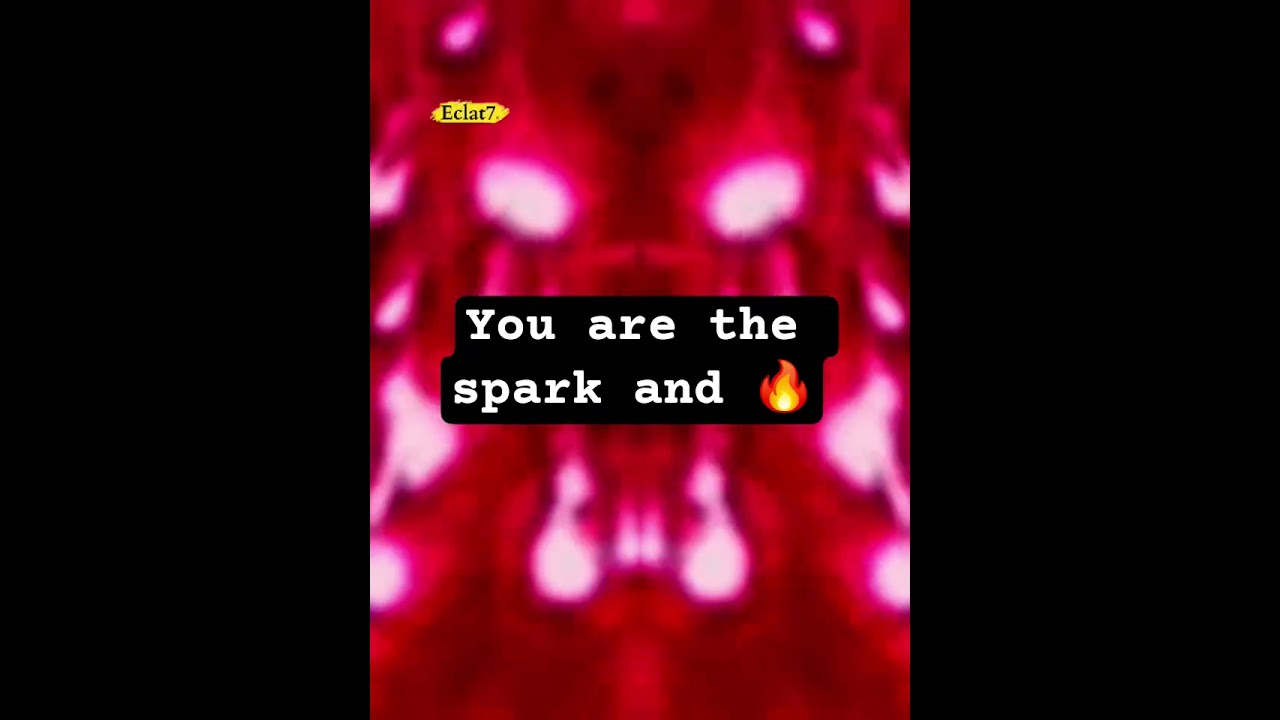 You remember you are #spark & fire 🔥