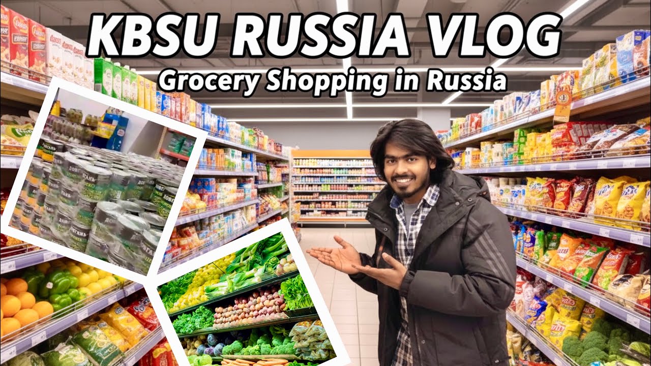Grocery shopping in Russia 🇷🇺 KABARDINO BALKARIAN STATE UNIVERSITY