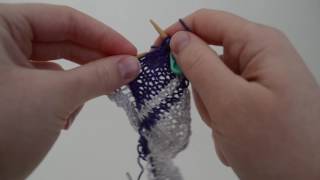 Pitch Cowl Short Row Triangle Demo