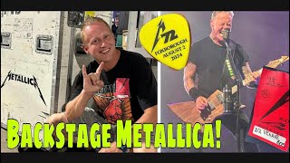 Metallica Backstage Behind the Scenes + Concert Footage 2024 M72 US Stadium TOUR Foxboro, MA. 8/2/24
