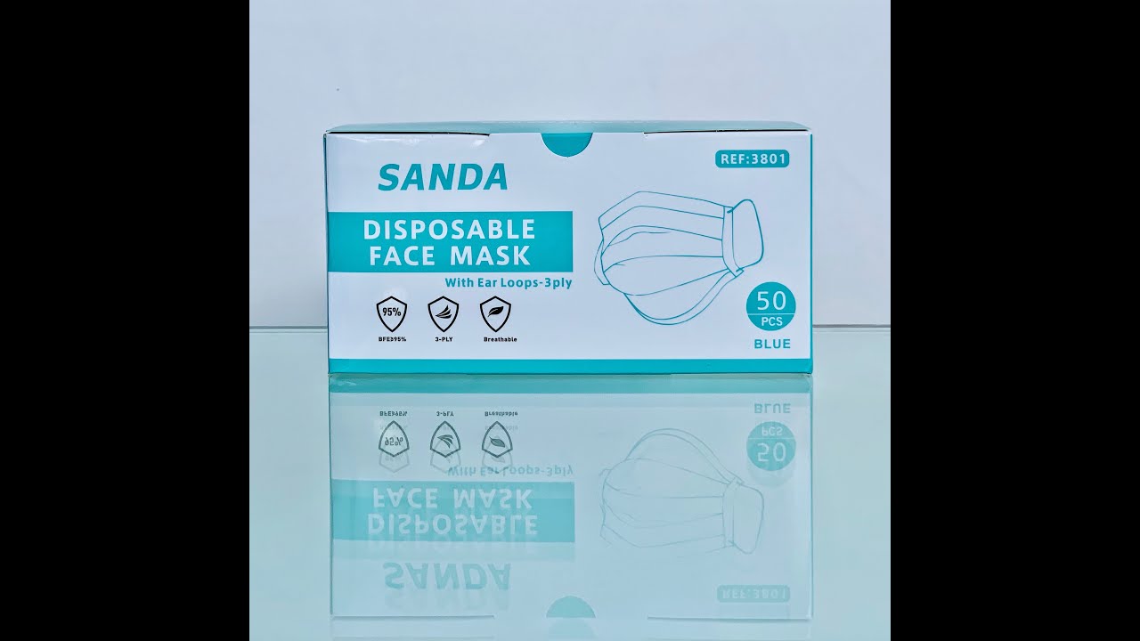 3-ply disposable masks