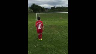 Luke age 5 crossbar challenge