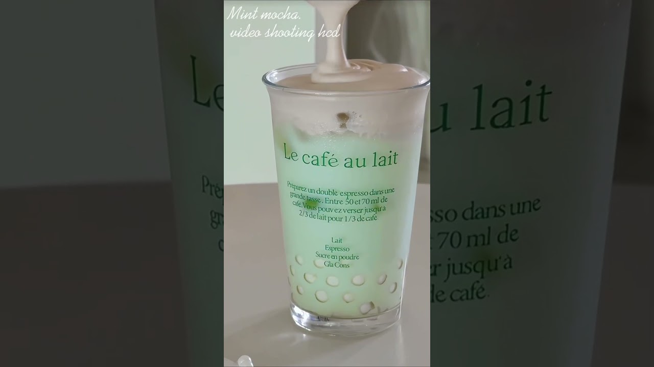 Mint Mambo | Rich mint mocha 🍬 It's love at first sip! ✨🍨 薄荷曼波｜浓郁薄荷摩卡🍬一口就上头✨🍨