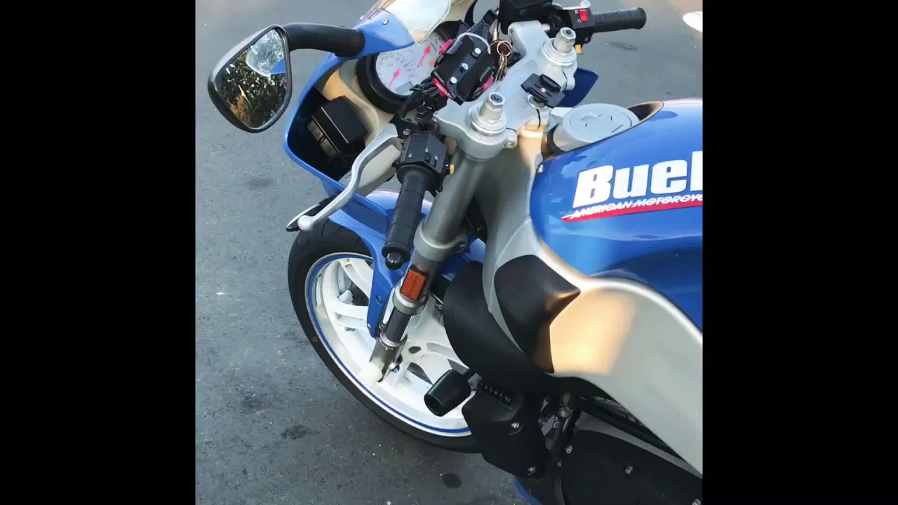 Buell XB9R 純正レースマフラーの鼓動 - YouTube