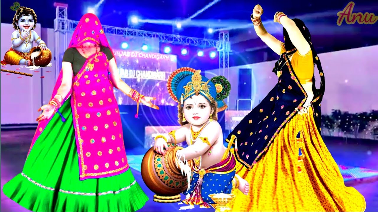 `जल झूलनी Ekadashi special भजन ~ मम्मी आंख चला पनघट प दिल लूटे माखन चोर.❤️राधाकृष्णा लवस्टोरी bhajan