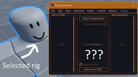 moon animator not detecting rig | Roblox Studio Moon animator