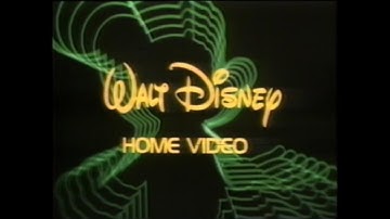 ポニー版 ウォルト・ディズニーホームビデオ ビデオロゴ＋予告 (1986年)