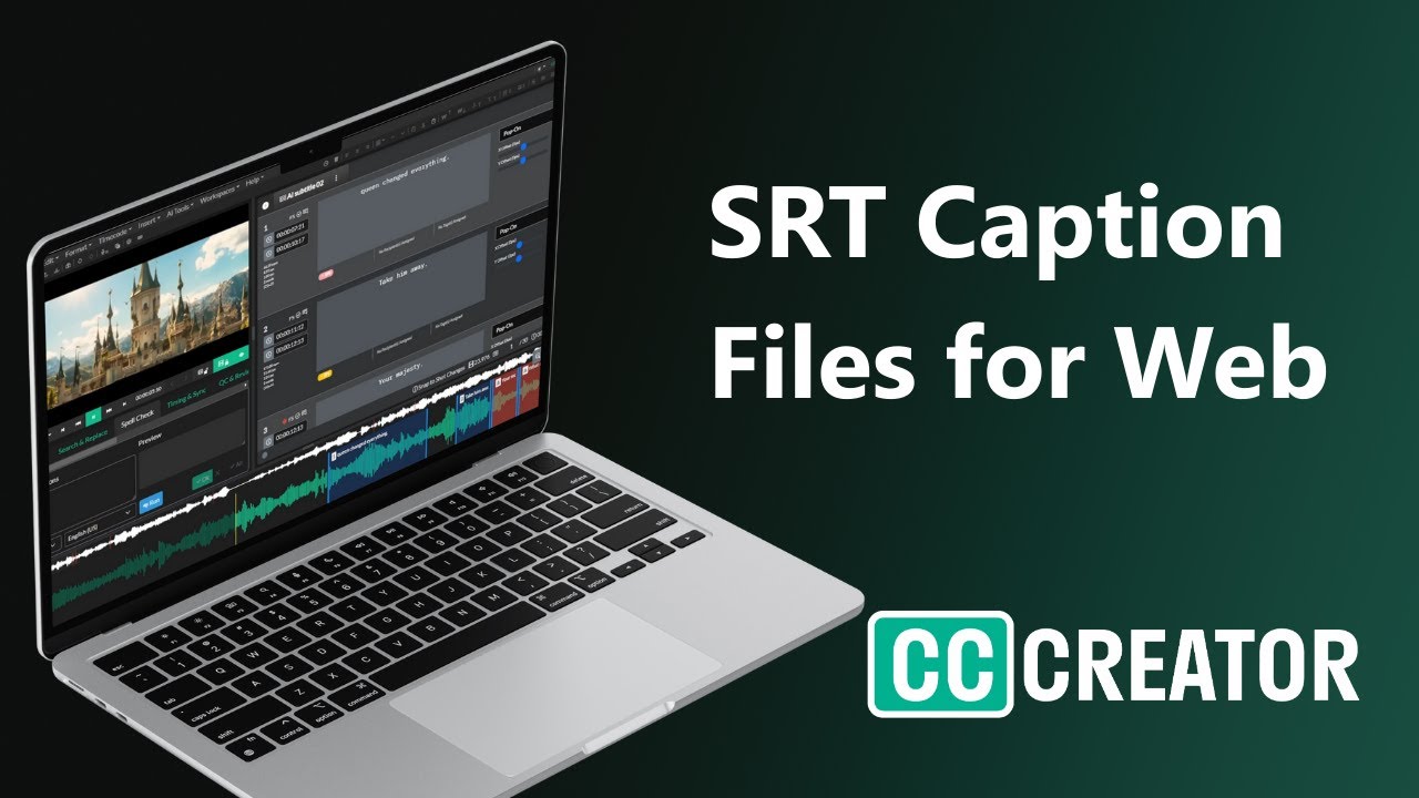 How to Create SRT Caption Files For Web - YouTube