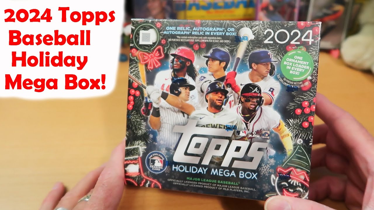 First Look! 2024 Topps Baseball Holiday Mega Box! - YouTube