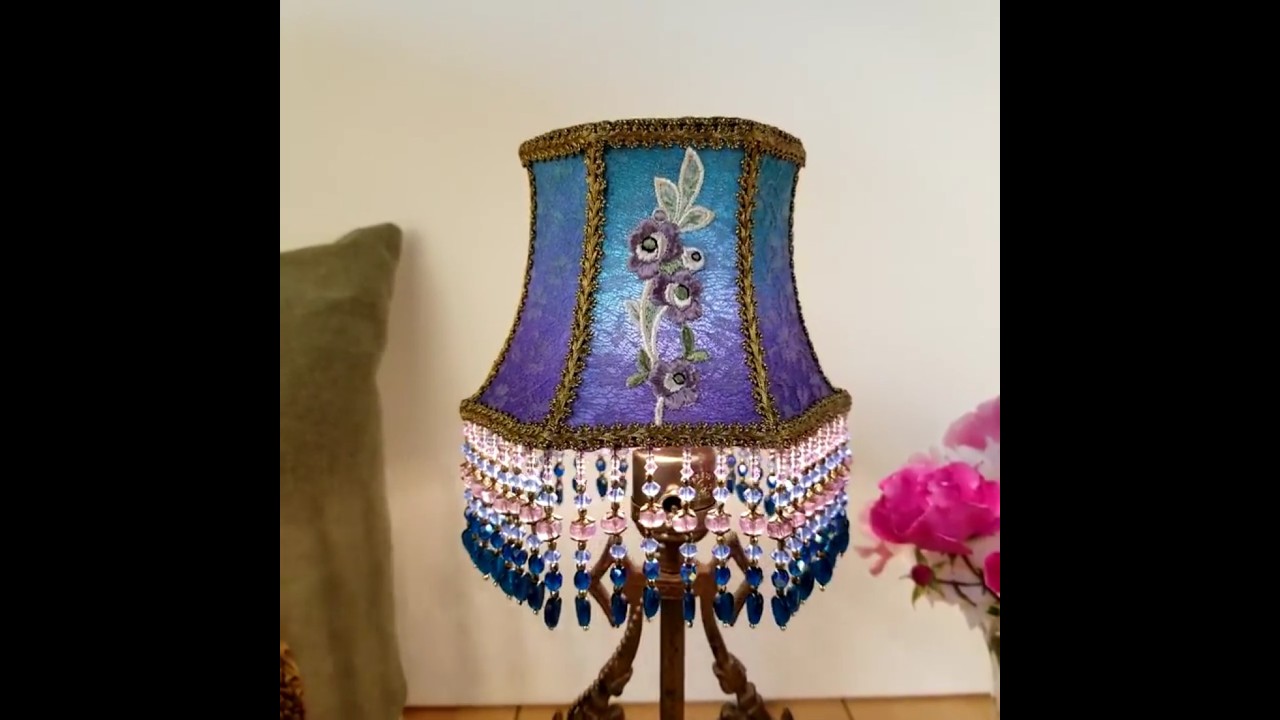 "Sea Mist" by Elegance Lamps - Victorian Lampshades & Antique Lamps