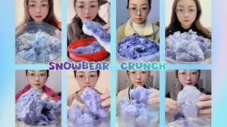 Crushed Ice  Hard Ice  Dry Refrozen Ice  Hard Chunks  Ice Eating Asmr  Satisfying Crunches