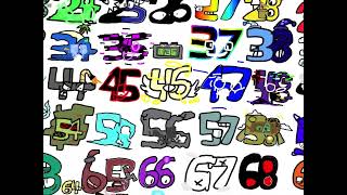 Number lore 1 - 100 All Designs + Many Redesigns REUPLOED
