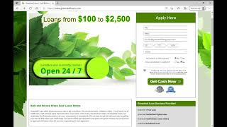 Greenleaf Loans   Cash Before Payday Loans   GreenleafLoans com