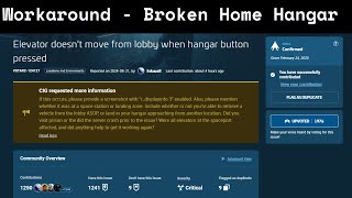 Bug Workaround: Home Hangar Broken