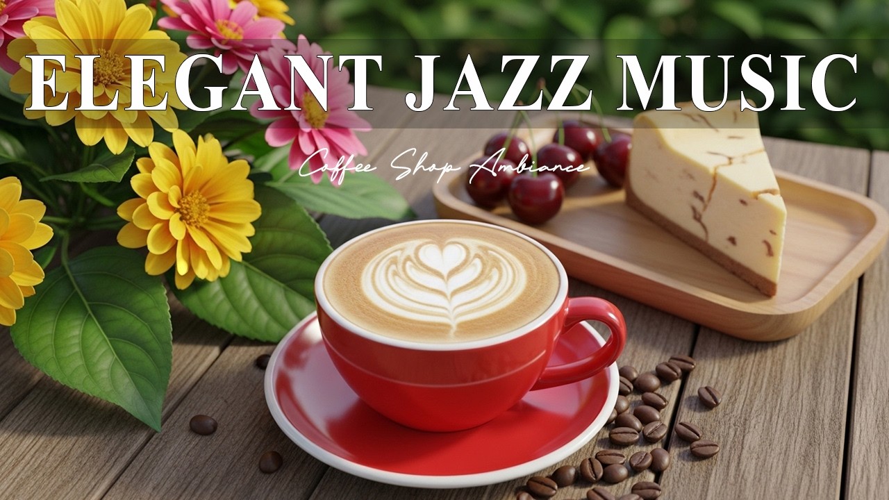 Elegant Jazz Music☕ Coffee Shop Ambiance & Bossa Nova Piano for Working