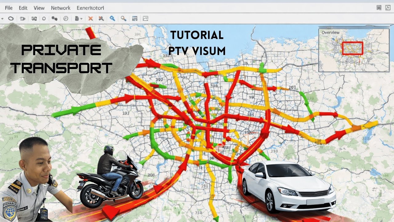 TUTORIAL PTV VISUM | PRIVATE TRANSPORT - YouTube