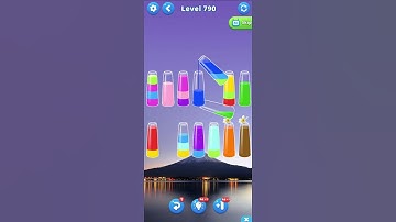 Water sort puz level 790 #androidgameplay #watersortpuzzle #shorts