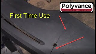 Career Overview 1994 Saab 9000 Project - Dash top crack fix with Polyvance