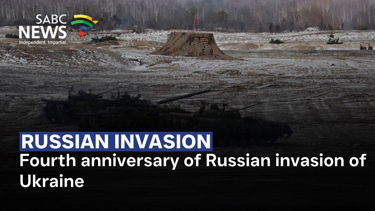 Fourth anniversary of Russian invasion of Ukraine