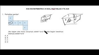Kisi kisi psat kelas 8 2526 no 1 sampai 5