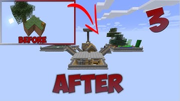 Minecraft - Multiplayer Skyblock Timelapse 3