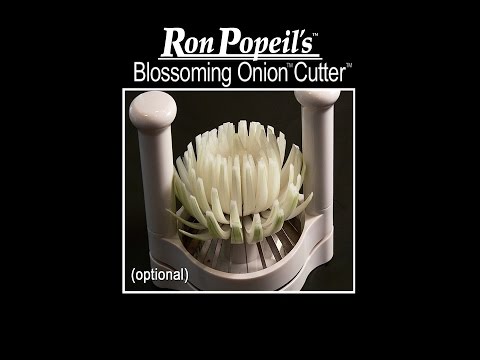 New Ron Popeil's Blossoming Onion with French Fry Blade Blooming Onion  Cutter