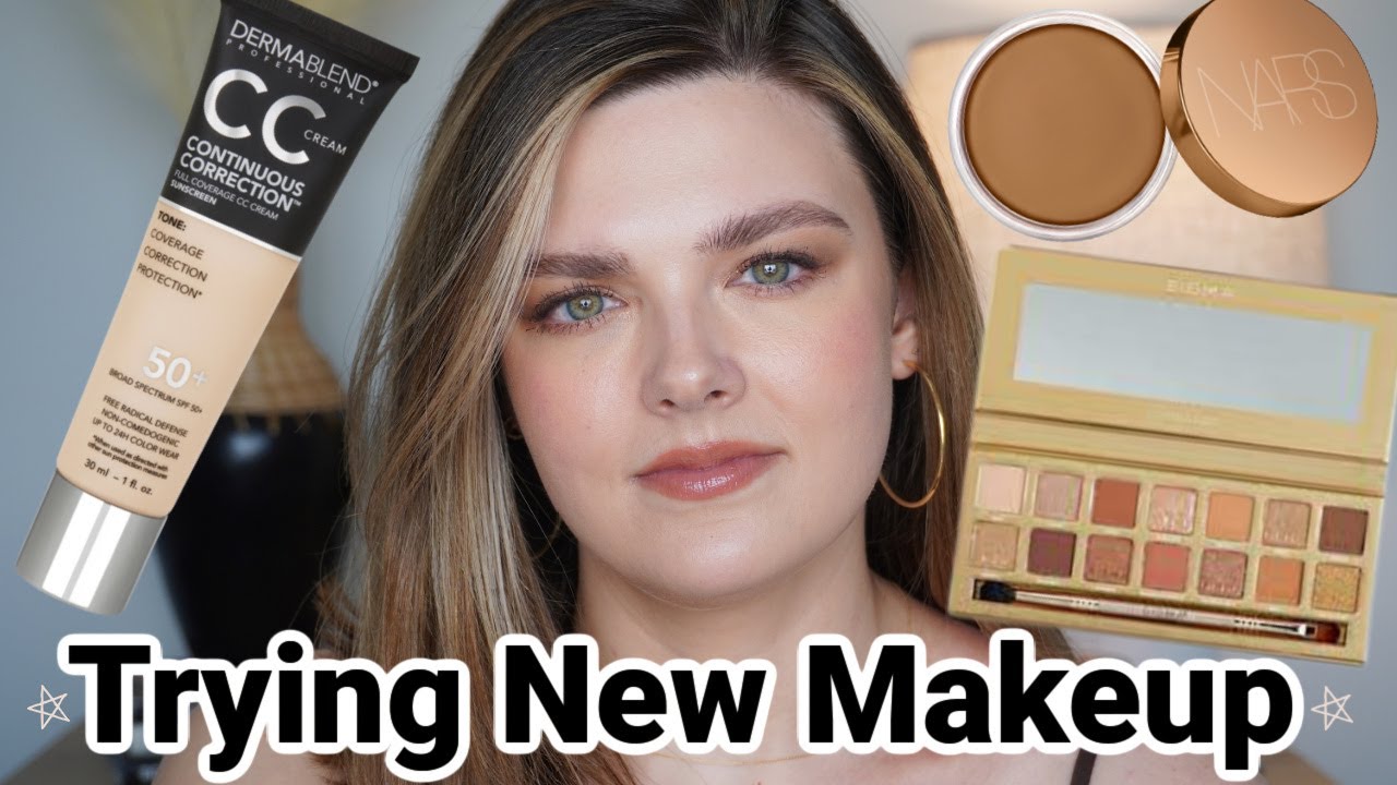 Trying New Makeup! Dermablend Continuous Correction CC Cream, Sigma Ambiance Palette & More💕
